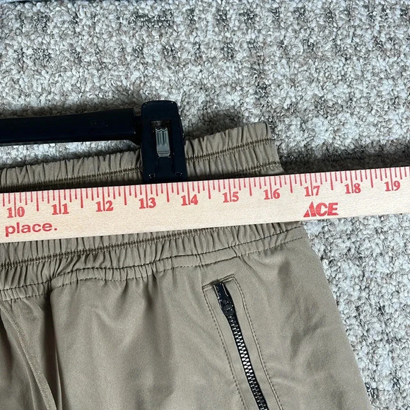 Athleta Camden Jogger 12 Khaki Casual Travel Airport Fit Comfy Active Lounge - Picture 7 of 11